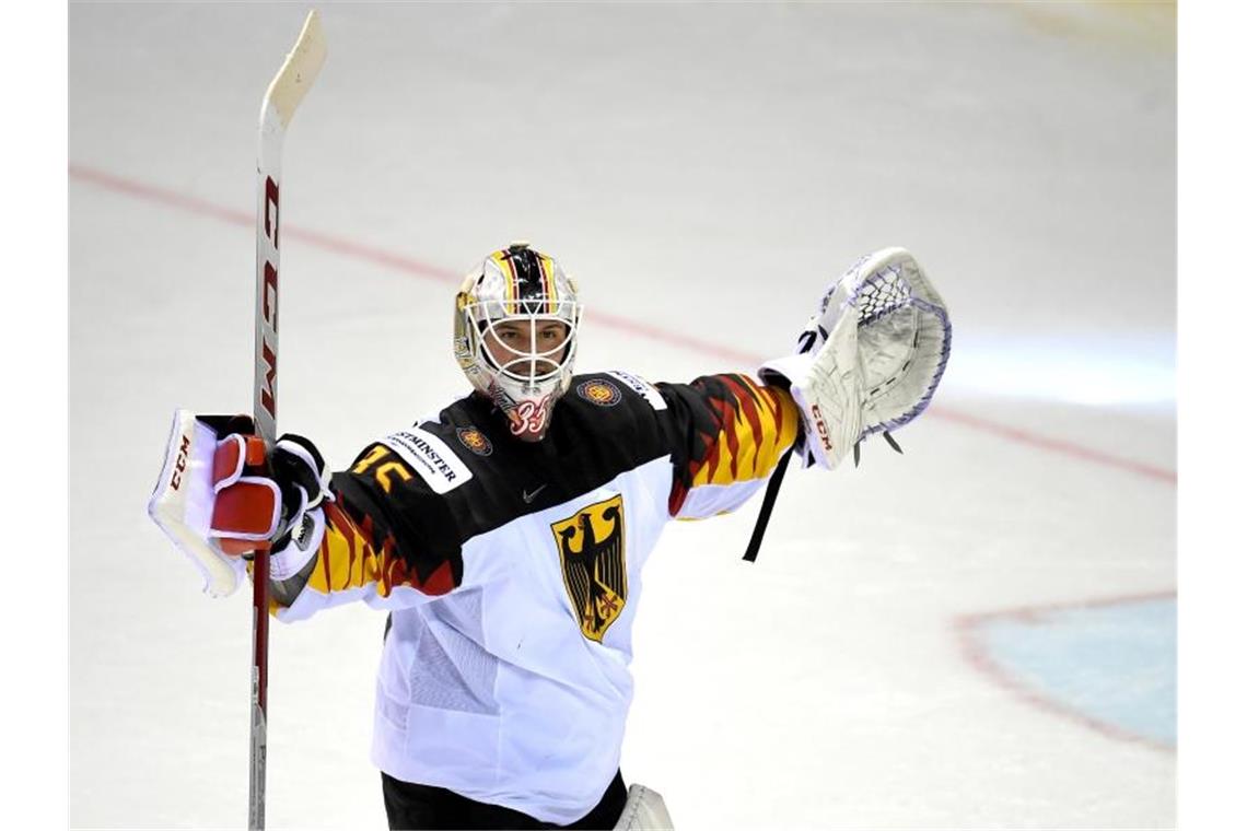 Deutsche Nummer eins außerhalb der NHL: Goalie Niederberger Gehört zu den Top-Torhüter der WM: Mathias Niederberger. Foto: Monika Skolimowska
