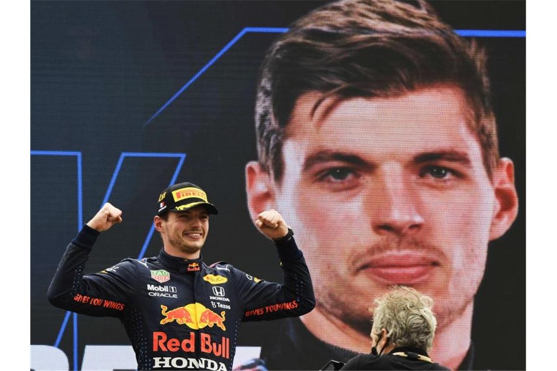 Geht als Favorit in den Großen Preis von Österreich: Max Verstappen vom Team Red Bull Racing. Foto: Nicolas Tucat/Pool AFP/dpa/Archivbild