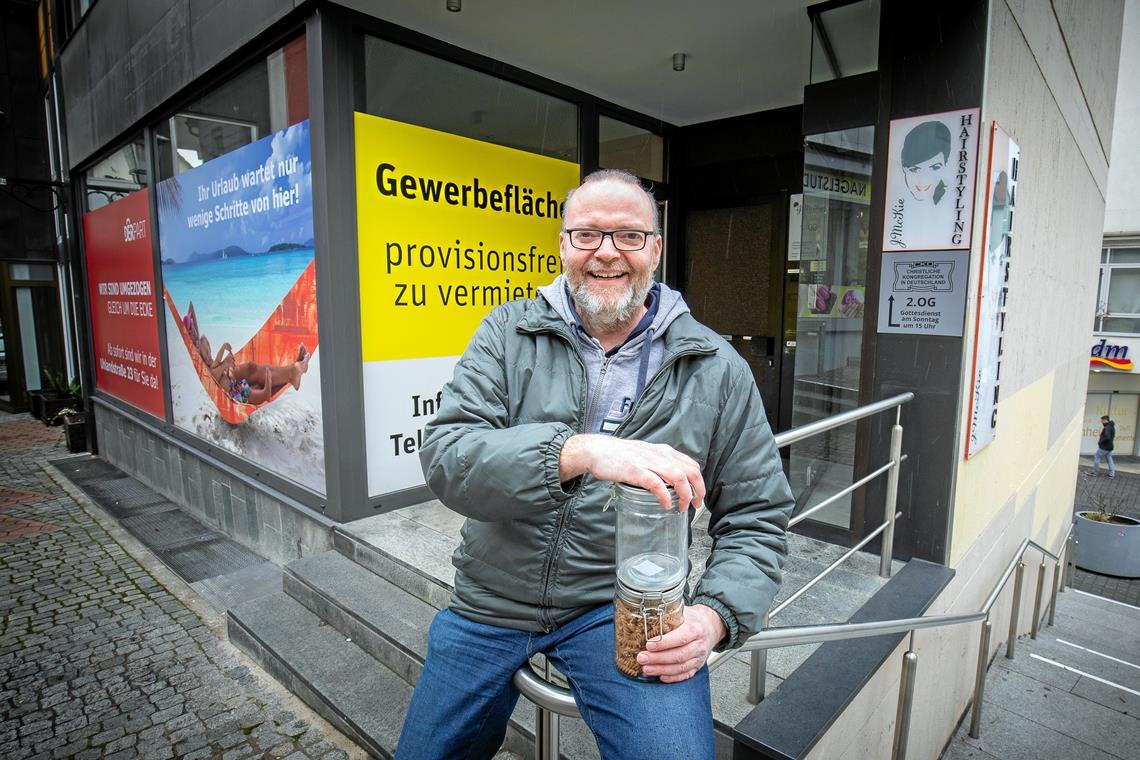Geht es nach Stefan Krämer, wird sein Unverpacktaden bereits im Frühjahr in der Uhlandstraße 27 eröffnet. Foto: A. Becher