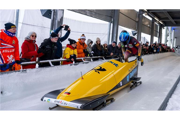 Geht für ihren Sport ungewöhnliche Wege: Bobfahrerin Lisa Buckwitz. (Archivbild)