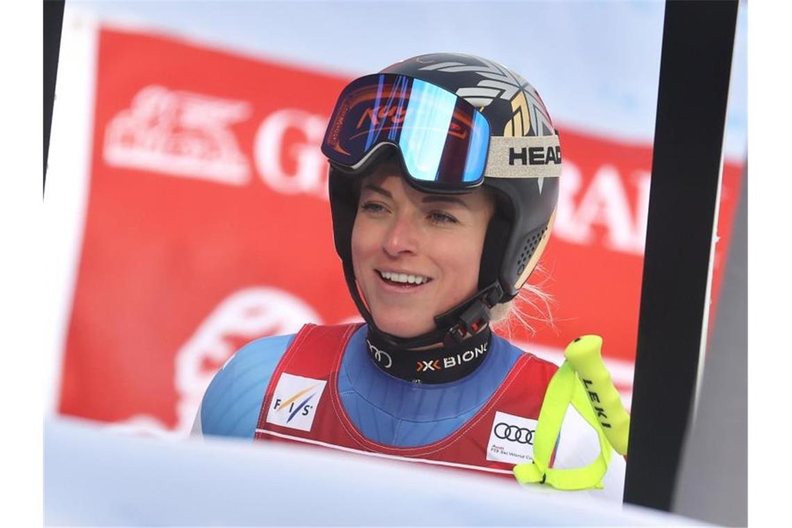 Ski-Ass Gut-Behrami Favoritin beim WM-Auftakt Geht im WM-Super-G-Rennen als Favoritin auf die Strecke in Cortina d'Ampezzo: Lara Gut-Behrami. Foto: Karl-Josef Hildenbrand/dpa
