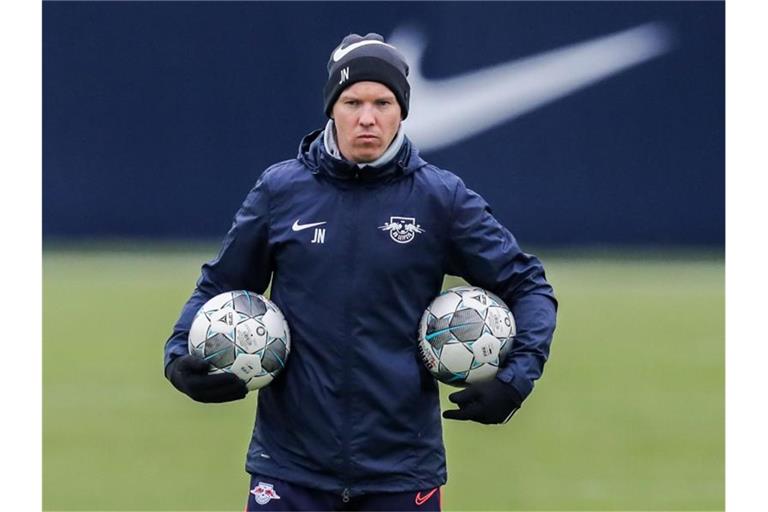 Geht mit Leipzig als Tabellenführer in die Rückrunde: RB-Coach Julian Nagelsmann. Foto: Jan Woitas/dpa-Zentralbild/dpa