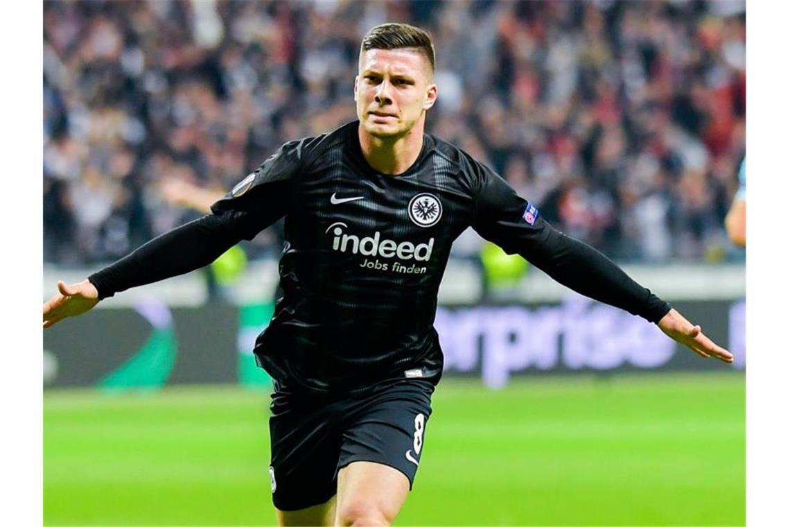 Geht wieder für Eintracht Frankfurt auf Torejagd: Luka Jovic. Foto: Uwe Anspach/dpa