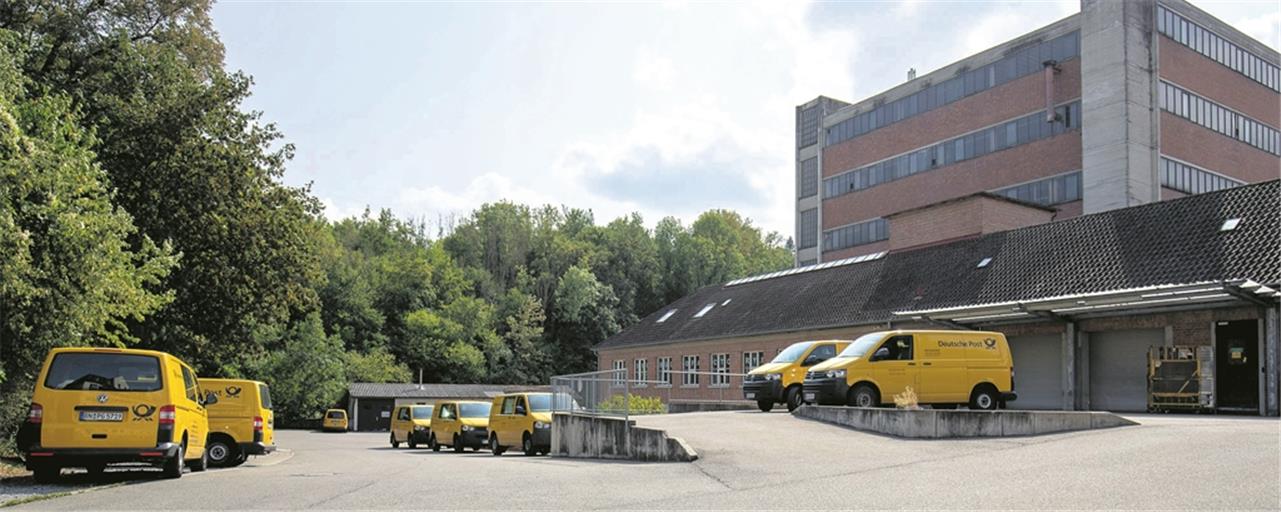 Gelände und Gebäude Spinnerei 53 sind für die Belange der Post nicht optimal. Nach einem Teilabriss und einem Teilneubau soll d & b Audiotechnik an dieser Stelle wachsen können. Foto: A. Becher