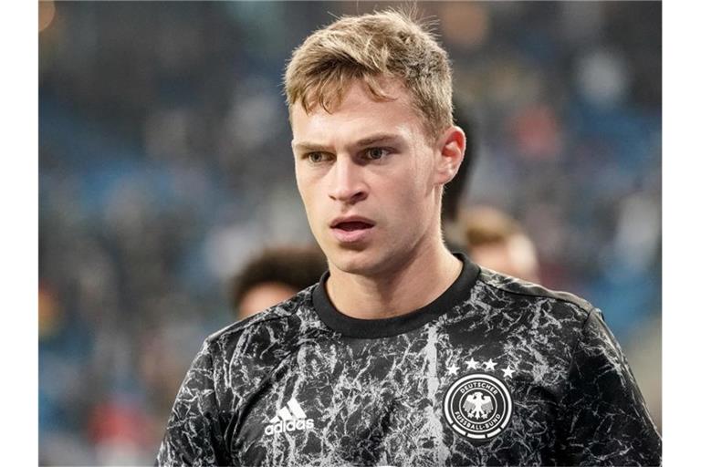 Gemeinsam mit Goretzka „Herzstück“ der DFB-Elf:  Joshua Kimmich. Foto: Axel Heimken/dpa/Archivbild