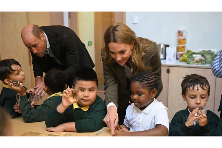 Gemeinsam mit Prinz William besuchte Kate eine Schulklasse im Natural History Museum.
