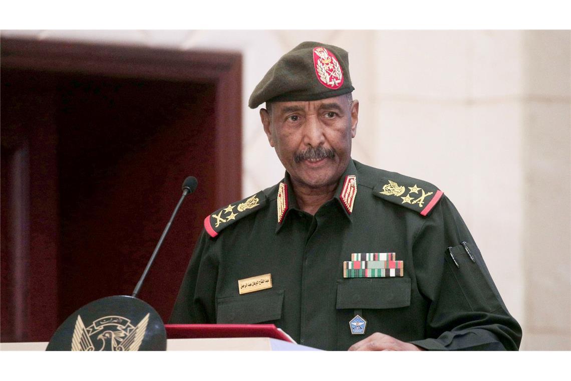 General Abdel Fattah al-Burhan, De-Facto-Präsident und Armeechef des Sudan.