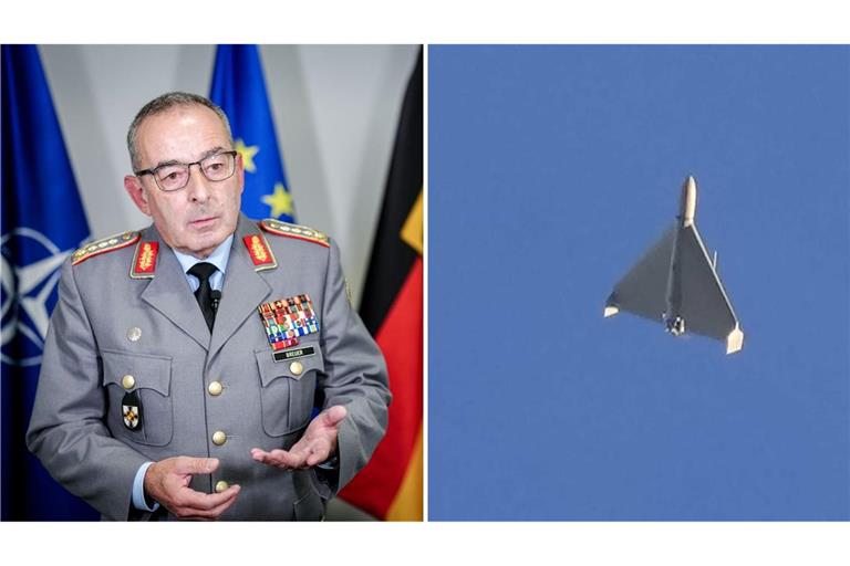 Generalinspekteur Carsten Breuer will in der Truppe schnell neue Waffensysteme zur Abwehr von Drohnen zum Einsatz bringen. (Archivbild)