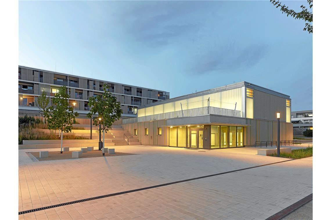 Generalplanung Rötepark, Waiblingen: Kita, Wohnen, Schulsporthalle Rötepark. Arc...