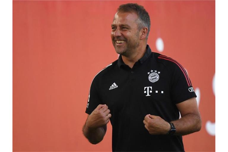 Genießt ein hohes Ansehen bei seinen Spielern: Bayern-Coach Hansi Flick. Foto: Matthias Balk/dpa