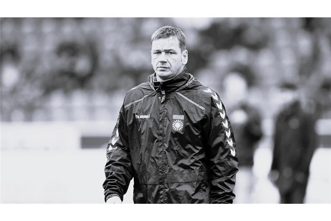 Georg Koch als Torwarttrainer der SG Sonnenhof Großaspach in der Saison 2014/15.