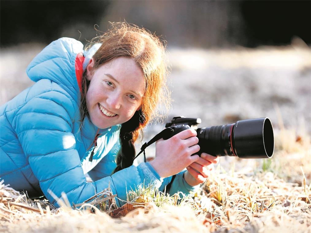 „Ich vertraue ganz auf den Moment“ Gerade einmal 15 Jahre ist Charlotte alt, doch den Blick fürs gelungene Foto hat sie. Fotos: C. Obertreis