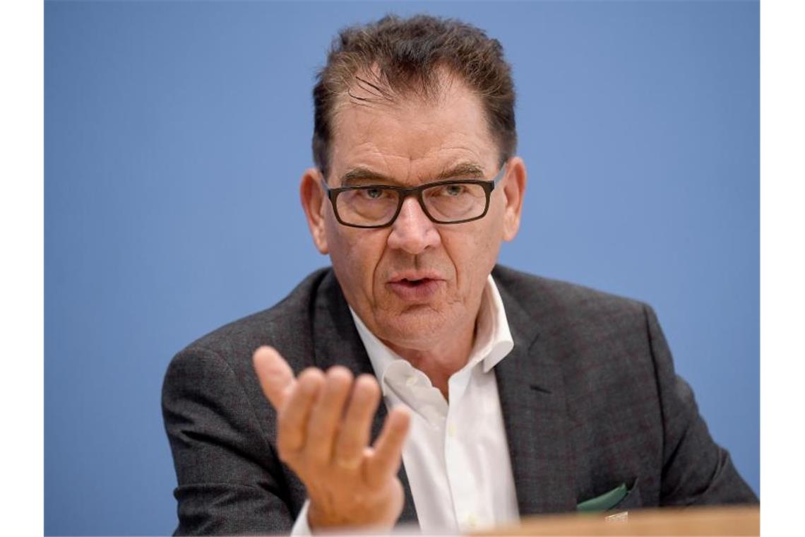 Gerd Müller, Bundesminister für wirtschaftliche Zusammenarbeit und Entwicklung. Foto: Britta Pedersen/zb/dpa