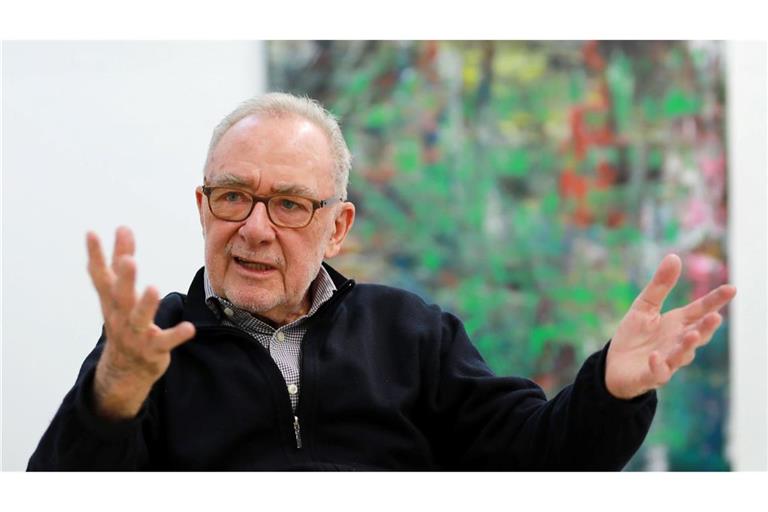 Gerhard Richter führt wieder einmal das Ranking "Kunstkompass" an (Archivbild).