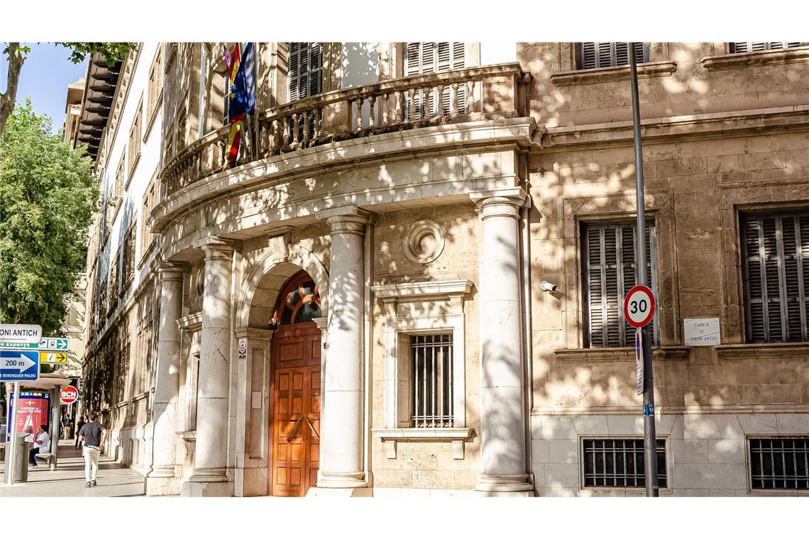 Gerichtsgebäude in Palma de Mallorca Mallorca. Ein Deutscher wurde von Vergewaltigungsvorwürfen freigesprochen (Symbolfoto).