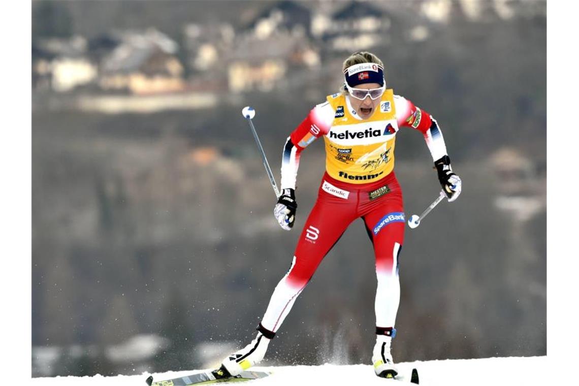 Johaug gewinnt Tour de Ski - Hennig Achte Gesamtsiegerin der Tour de Ski: Therese Johaug. Foto: Jussi Nukari/Lehtikuva/dpa