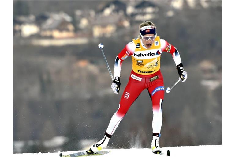 Gesamtsiegerin der Tour de Ski: Therese Johaug. Foto: Jussi Nukari/Lehtikuva/dpa