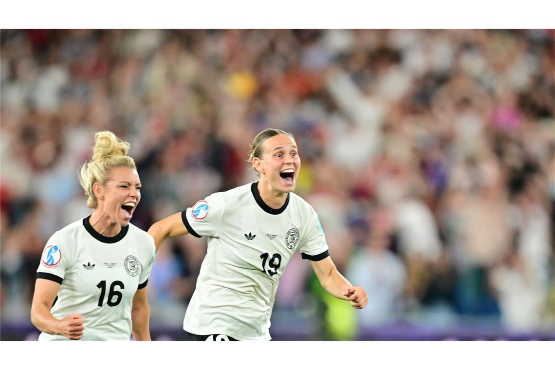 Alles Wichtige zu den Halbfinals Geschafft: Die deutschen Frauen stehen im EM-Halbfinale.
