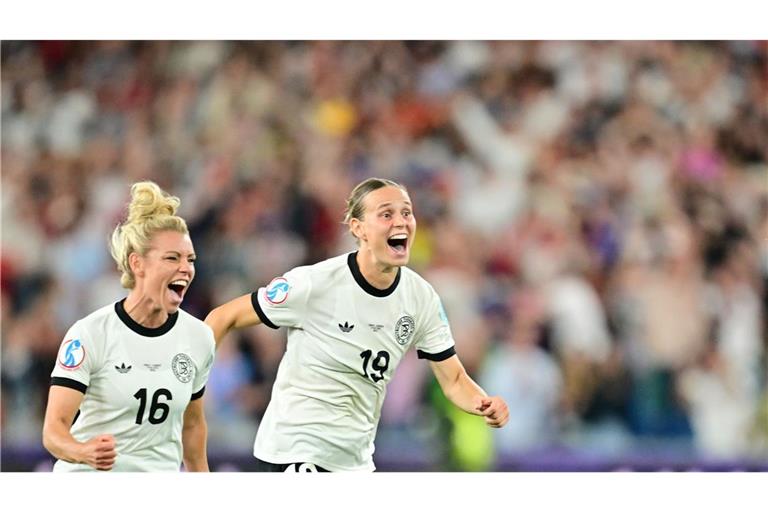 Geschafft: Die deutschen Frauen stehen im EM-Halbfinale.