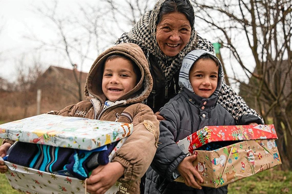 Geschenke für Not leidende Kinder: Die Aktion „Weihnachten im Schuhkarton“ ist wieder angelaufen. Foto: privat