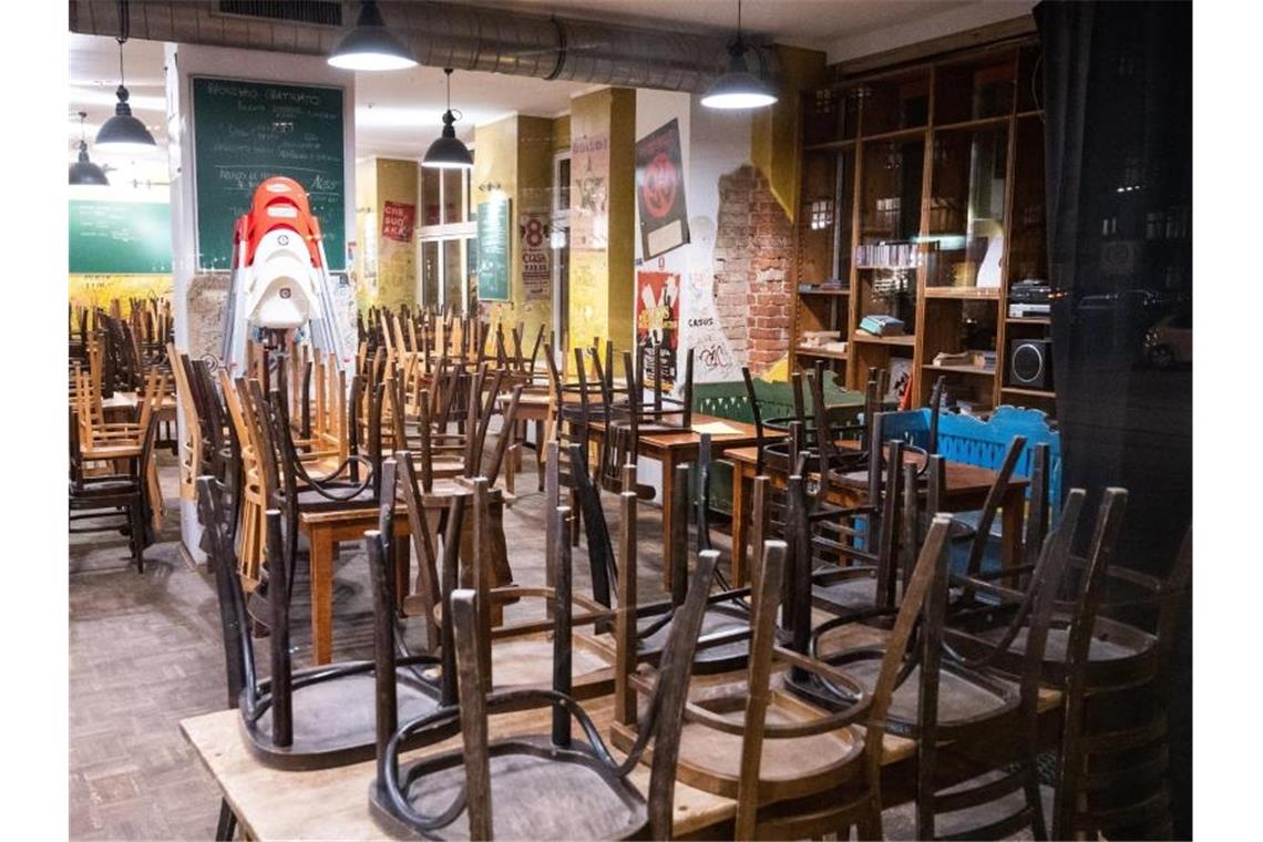 Maas: Geimpfte in Restaurants und Kinos lassen Geschlossenes Restaurant in Berlin. Foto: Christophe Gateau/dpa