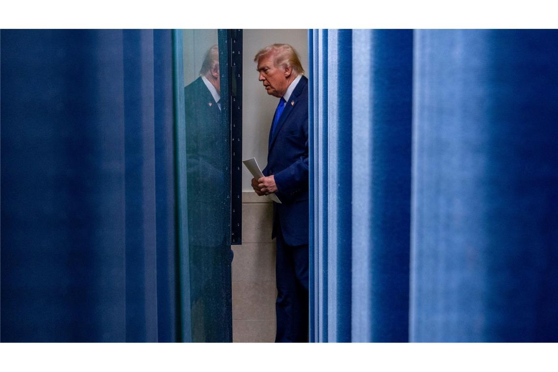 Gespannt richten sich alle Augen auf Trumps Rede zur Lage der Nation. (Archivfoto)