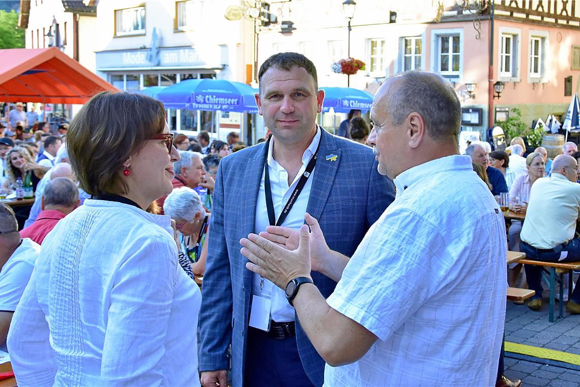 Gespräche mit der ukrainischen Vertretung. Feier zu 60 Jahre Städtepartnerschaft...