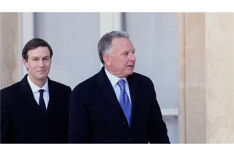 Gestern Gespräche mit dem Iran, heute Militärbesuch - Jared Kushner und Steve Witkoff sind zentrale Figuren in Trumps Nahost-Politik. (Archivbild)