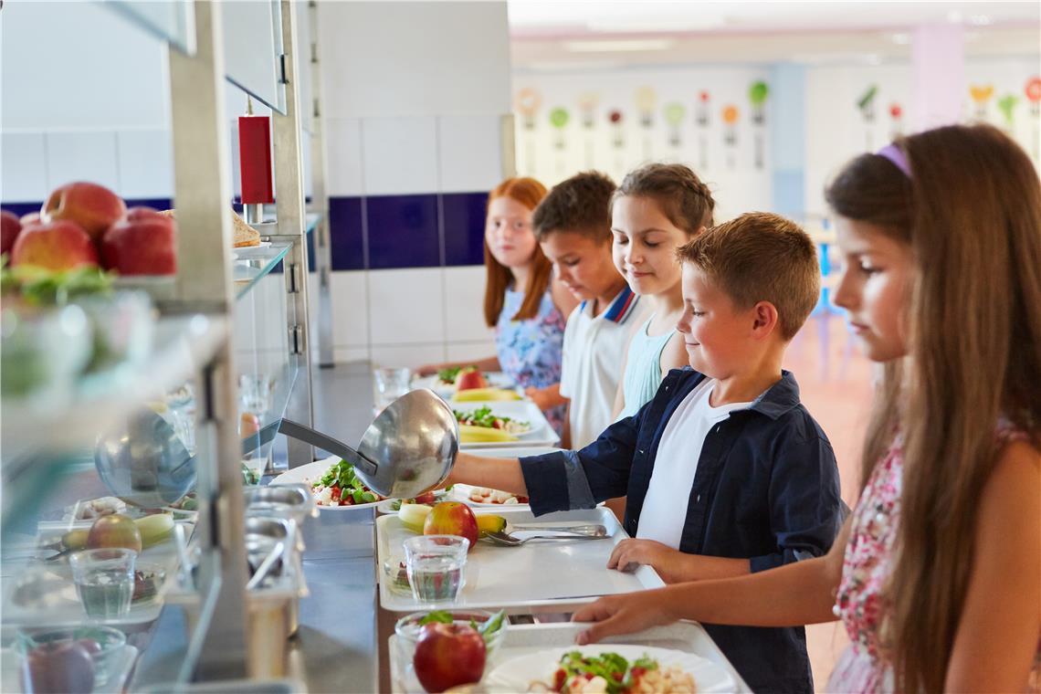 Ernährung ist wichtig für die Entwicklung Gesunde Ernährung in Kindergarten, Schule und der Familie ist ein wichtiger Baustein für die Entwicklung. Symbolfoto: Stock Adobe/Robert Kneschke