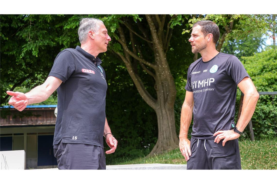 Getrennte Wege am Saisonende: Sport-Geschäftsführer Lutz Siebrecht, Marco Wildersinn (re.).