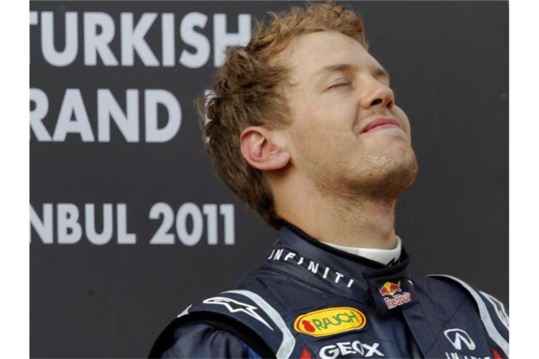 Gewann 2011 im Red-Bull-Cockpit in Istanbul: Sebastian Vettel. Foto: Tolga Bozoglu/EPA/dpa