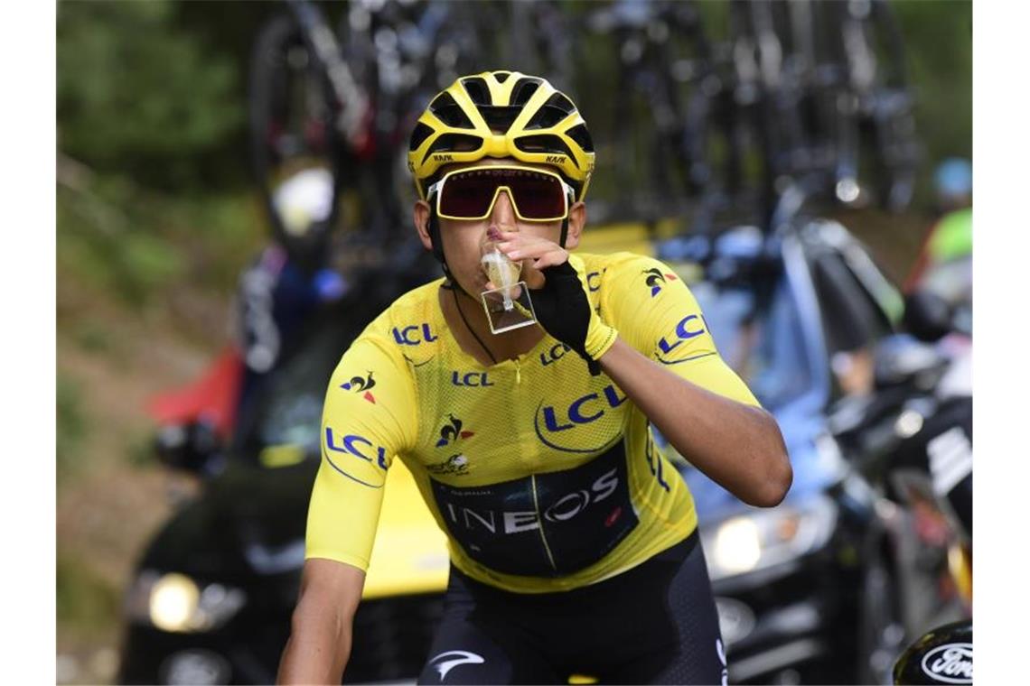 Chronologie des Sports im Jahr 2019 - Teil 3 Gewann als erster Kolumbianer die Tour de France: Egan Bernal. Foto: Pool Peter De Voecht/BELGA/dpa