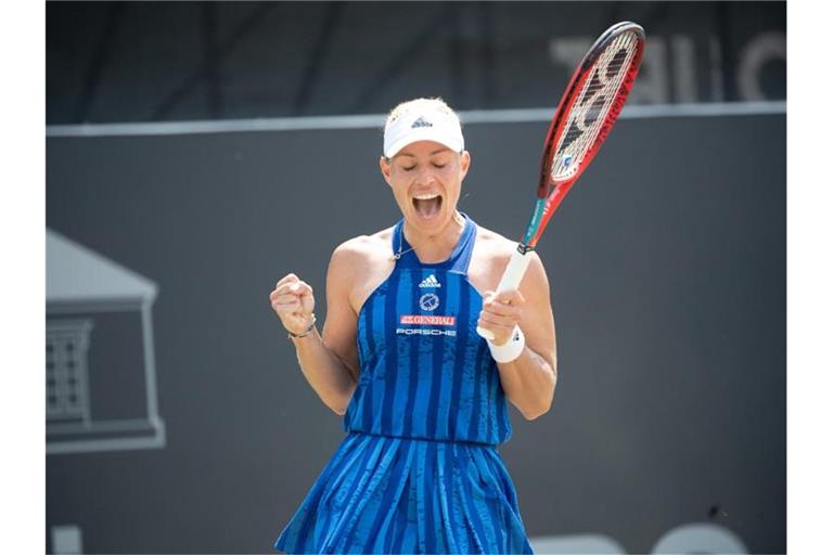 Gewann in Bad Homburg: Angelique Kerber. Foto: Sebastian Gollnow/dpa