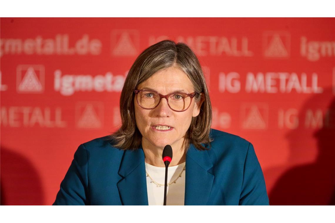 IG-Metall-Chefin: Deutschland braucht einen Plan Gewerkschaftschefin Christiane Benner nimmt künftige Bundesregierung in die Pflicht (Archivbild)