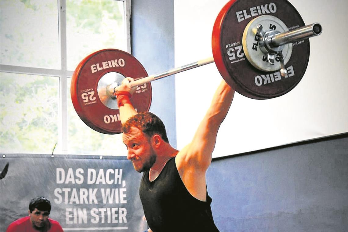 TSG-Sportler sichern sich Medaillen Gewichtheber Alexander Idler hat eine erfolgreiche Leistung gezeigt. Foto: privat