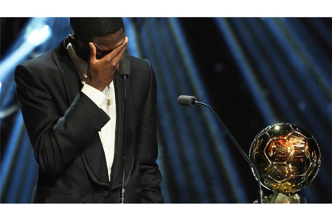 Gewinner des Goldenen Balls: Ousmane Dembélé von Paris Saint-Germain.