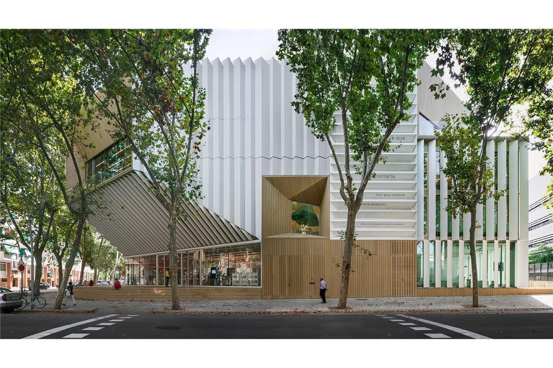 Gewinner des Nachwuchspreises ist die Gabriel-García-Márquez-Bibliothek in Barcelona, entworfen von Suma Architekten.