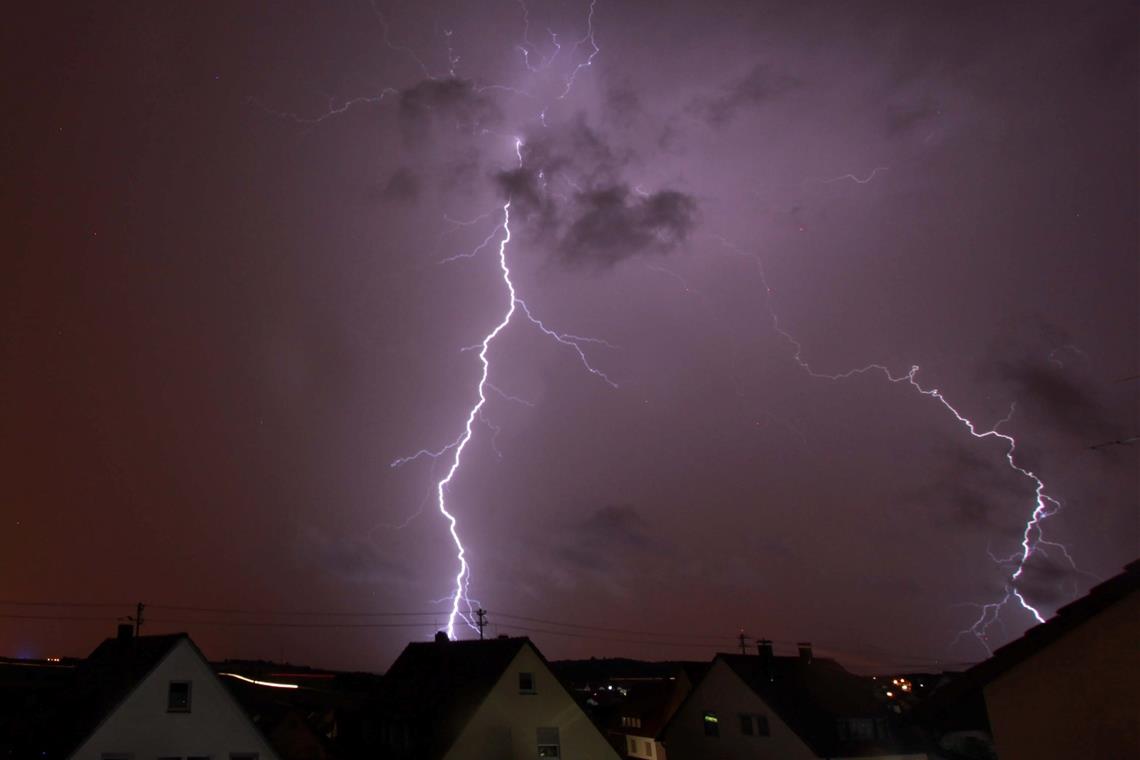 Starke Gewitter im Rems-Murr-Kreis erwartet