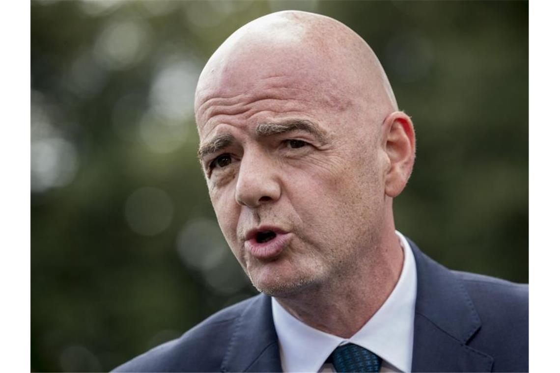 Gianni Infantino hatte bereits im September gesagt, dass es unwahrscheinlich sei, dass die Club-WM im Dezember stattfinden könne. Foto: Andrew Harnik/AP/dpa