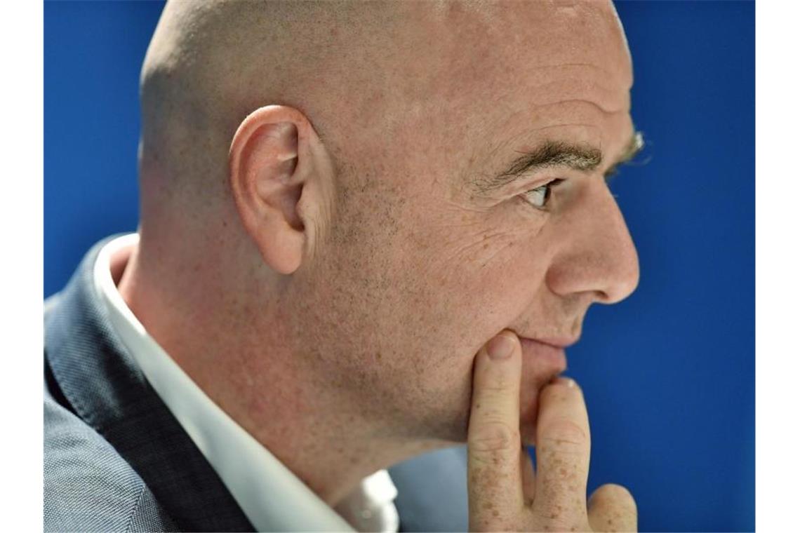 Gianni Infantino ist der Präsident der FIFA. Foto: Walter Bieri/KEYSTONE/dpa