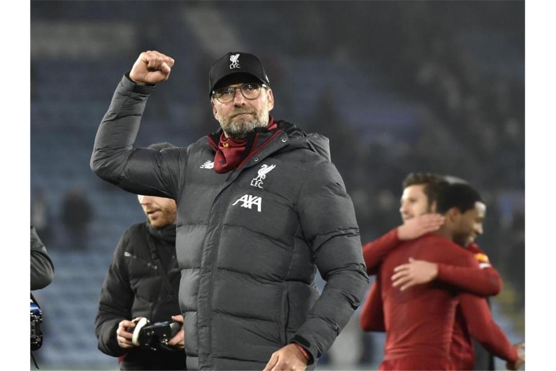 „Abnormal“: Liverpool auf Titelkurs - Klopp warnt Gibt den Mahner: Liverpool-Coach Jürgen Klopp. Foto: Rui Vieira/AP/dpa