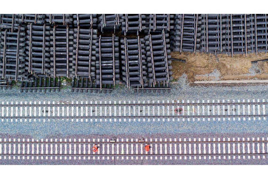 Gibt es auch mehr Geld für den Neubau von Bahnstrecken? (Archivbild)