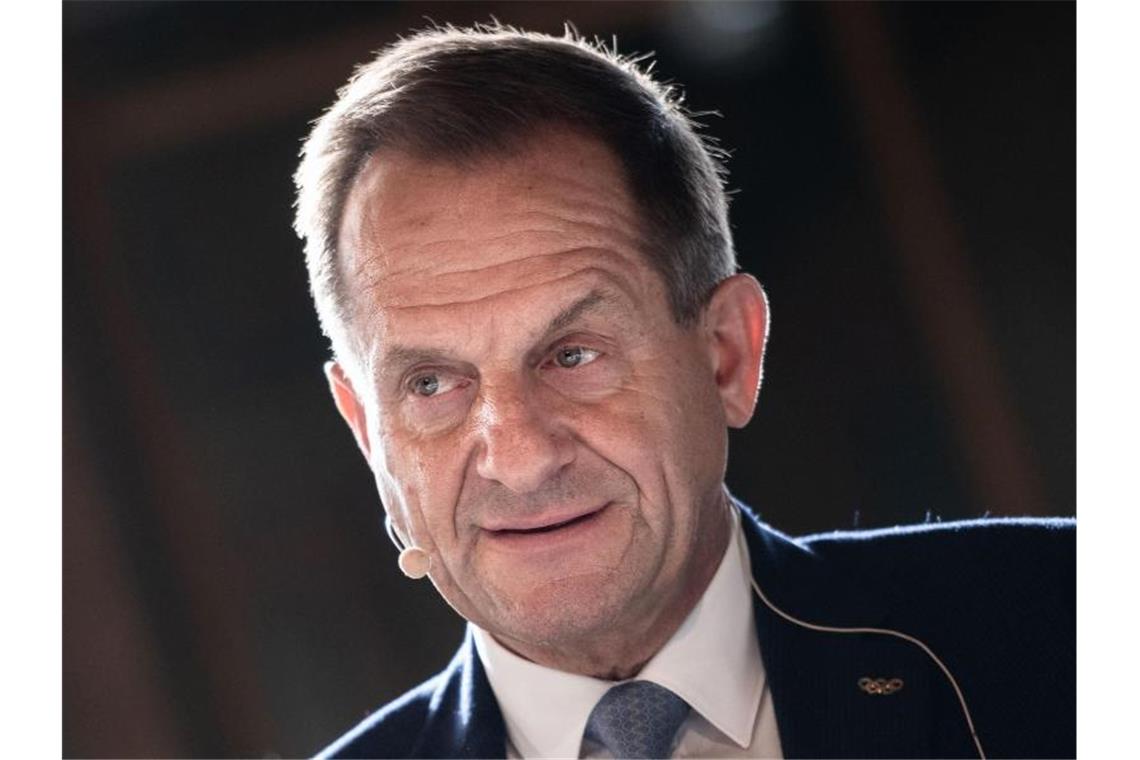Gibt sein Amt als DOSB-Chef ab: Alfons Hörmann. Foto: Fabian Strauch/dpa
