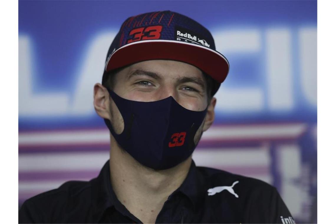 Gilt in Mexiko als Favorit: Max Verstappen. Foto: Edgard Garrido/Reuters Pool/AP/dpa