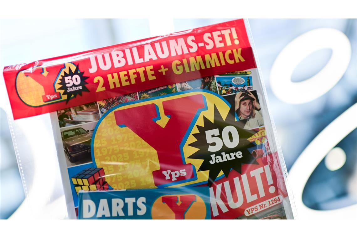 Der Kult-Comic "Yps" ist wieder da Gimmick ist diesmal ein Entscheidungsfinder: ein Dartspiel mit Magnetpfeilen.
