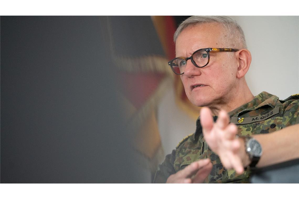 Giss führt seit dem vergangenen Jahr das Landeskommando der Bundeswehr in Baden-Württemberg. (Archivbild)