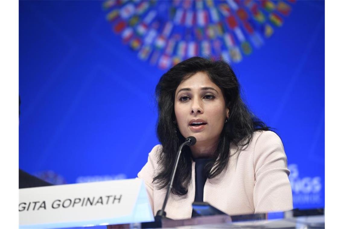 Gita Gopinath, Chefvolkswirtin des Internationalen Währungsfonds (IWF). Foto: Liu Jie/XinHua/dpa