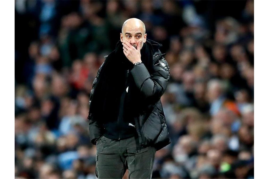 Man-City-Coach Guardiola glaubt nicht mehr an den Titel