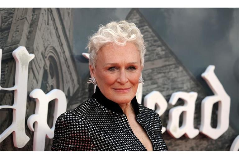 Glenn Close im Oktober bei der London-Premiere ihres neuen Films "Wake Up Dead Man".