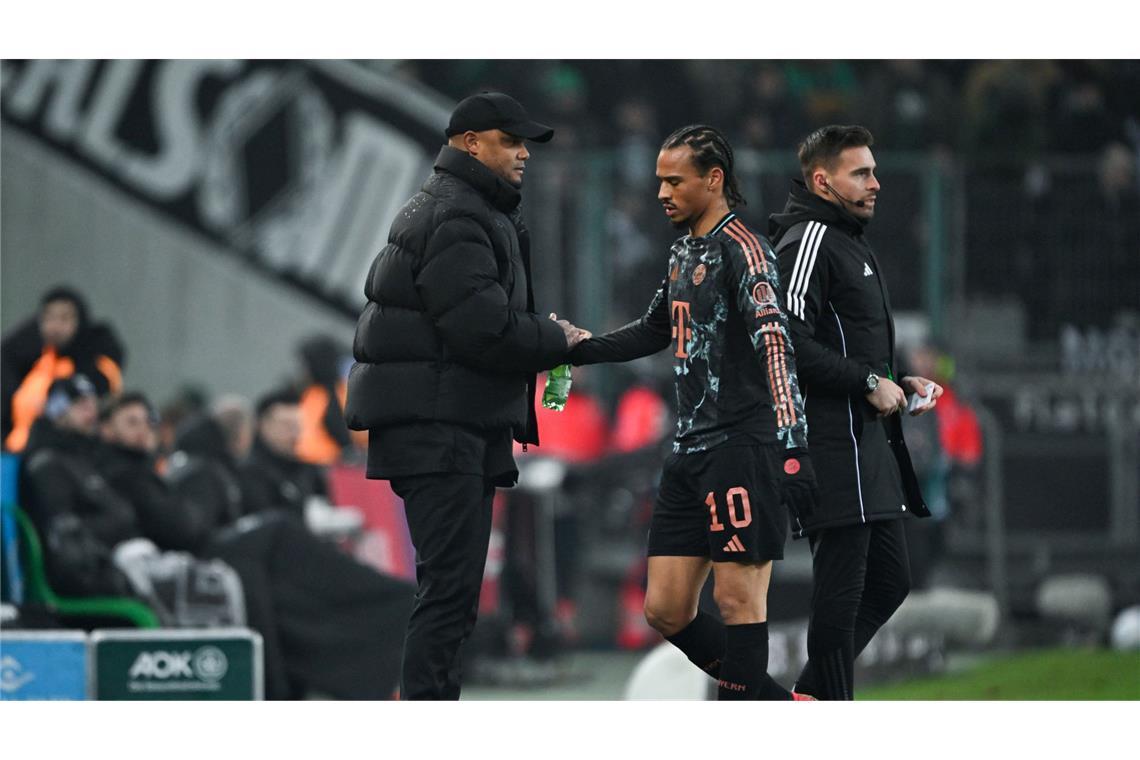 Eberl sieht "Statement" - Diskussionen über Vertragsthemen Glücklos in Gladbach: Leroy Sané Verbleib wird als nicht so entscheidend eingestuft